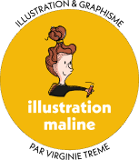 Illustration Maline par Virginie Trémé